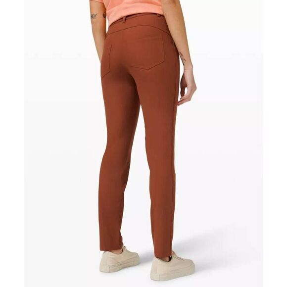 Lululemon City Slick Slim 5 Pocket High Rise Pant Ancient Copper - Picture 3 of 7